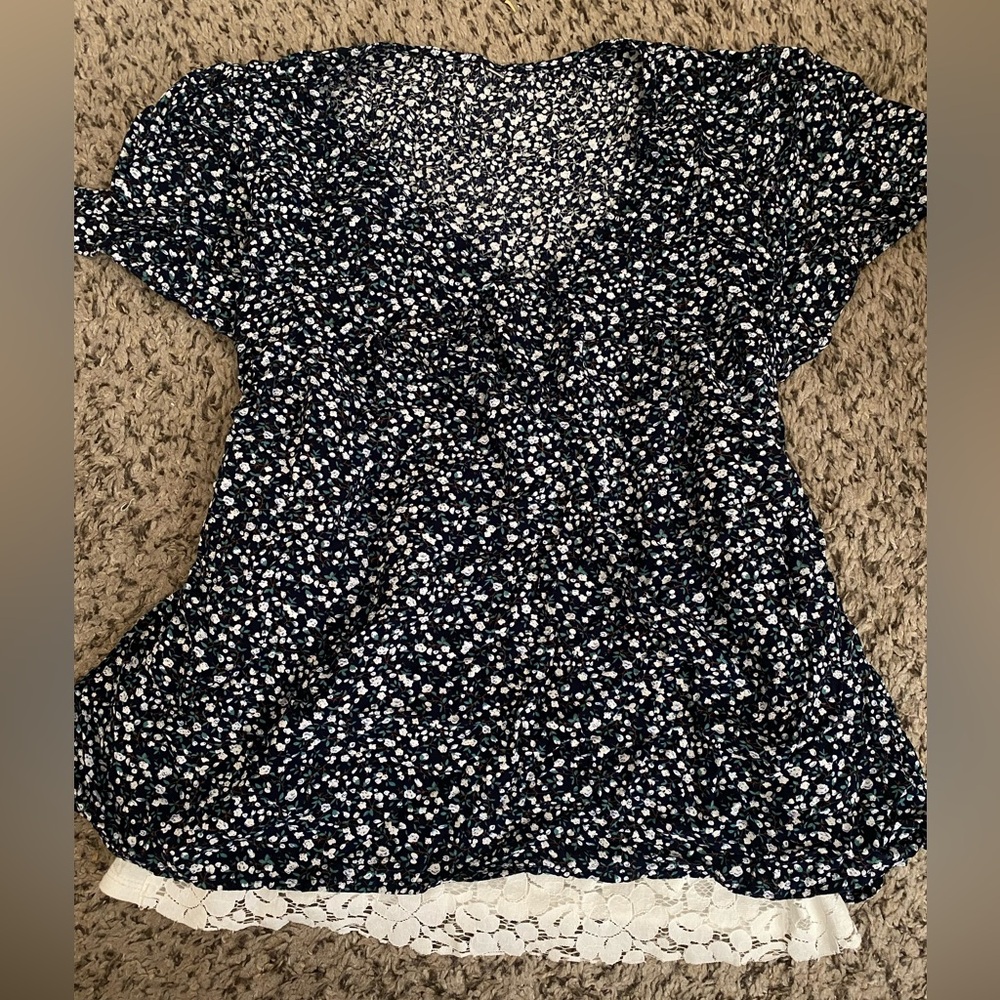 Floral Print Women's Top